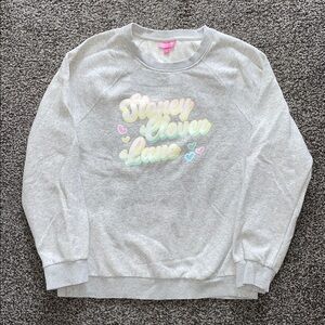 Stoney Clover Lane for Target Gray Crewneck Sweatshirt Size Large